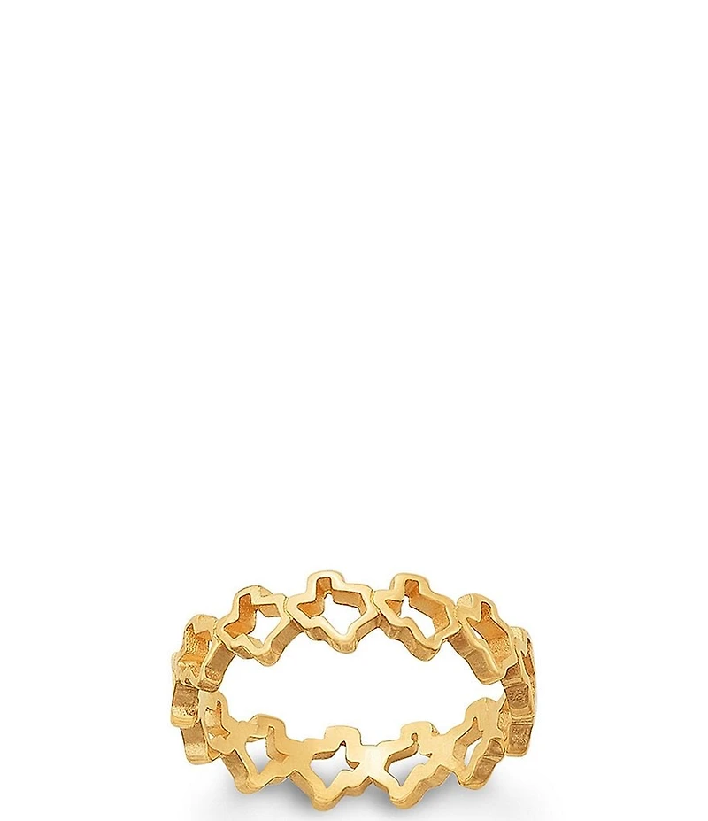 James Avery 14K Gold Texas Stacker Ring