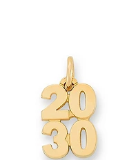 James Avery 14K Gold Year 2030 Charm