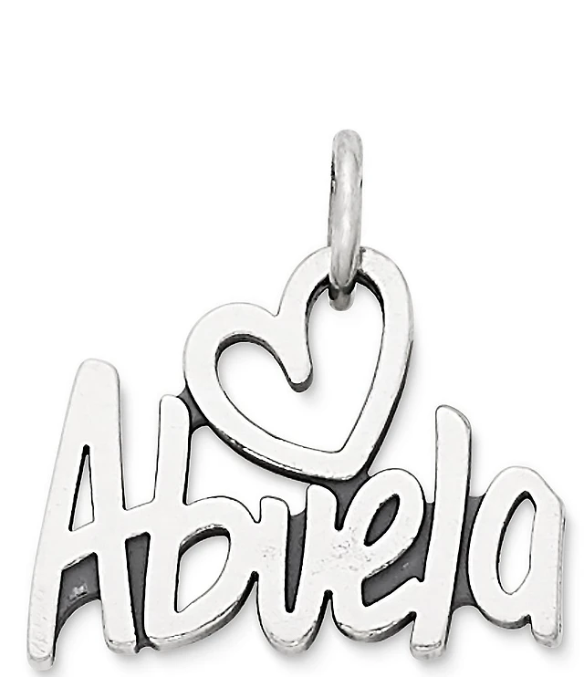 James Avery #double;Abuela#double; Heart Charm
