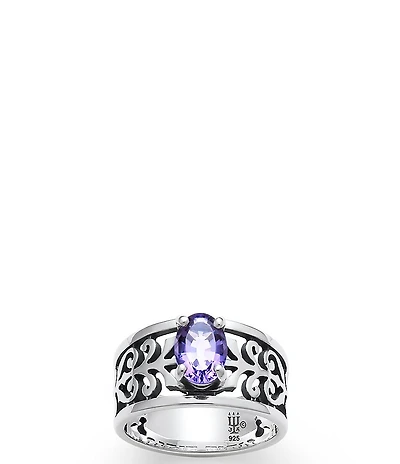 James Avery Adoree Ring with Amethyst