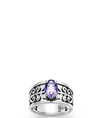 James Avery Adoree Ring with Amethyst