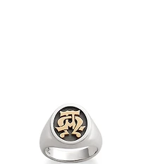 James Avery 14K Alpha & Omega Chunky Ring