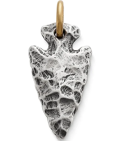 James Avery Arrowhead Sterling Silver and Bronze Charm