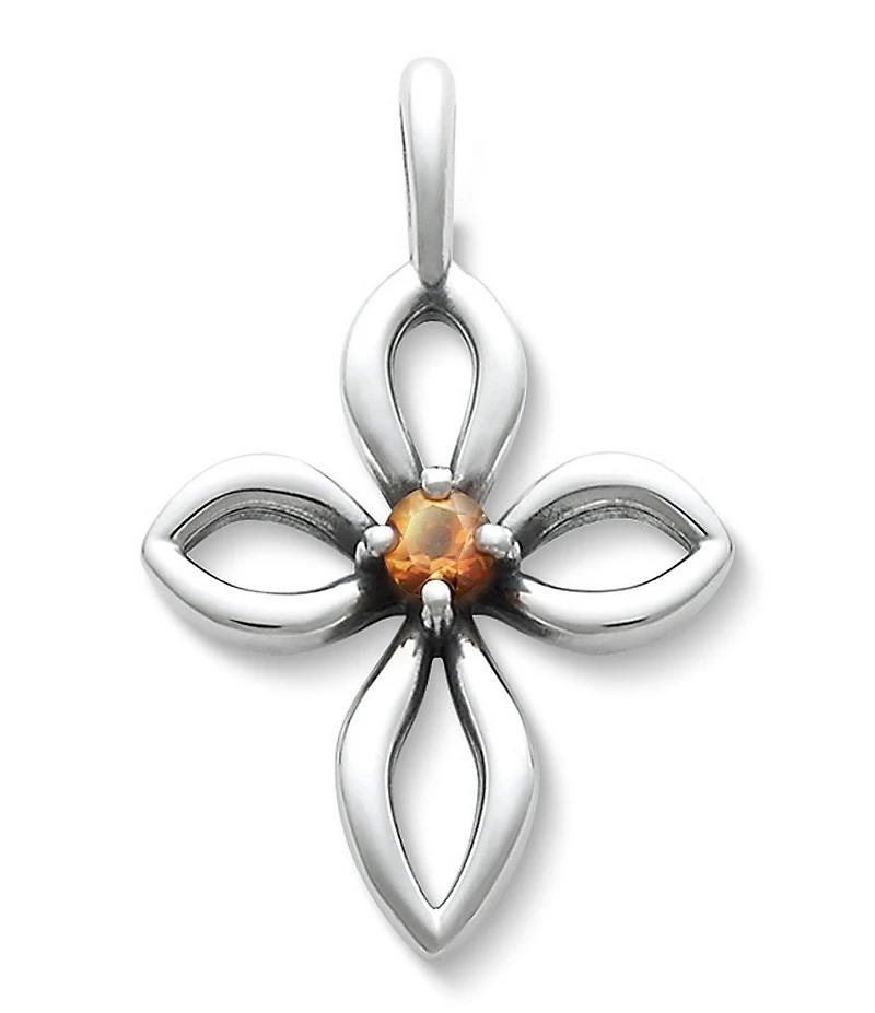 James Avery Avery Remembrance Cross with Citrine Charm