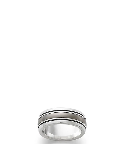 James Avery Classic Smooth with Titanium Wedding Band