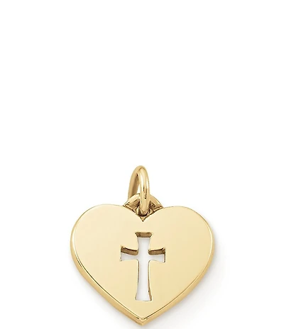 James Avery 14K Crosslet Heart Charm