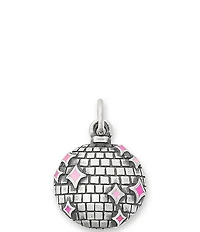 James Avery Enamel Pink Disco Ball Charm