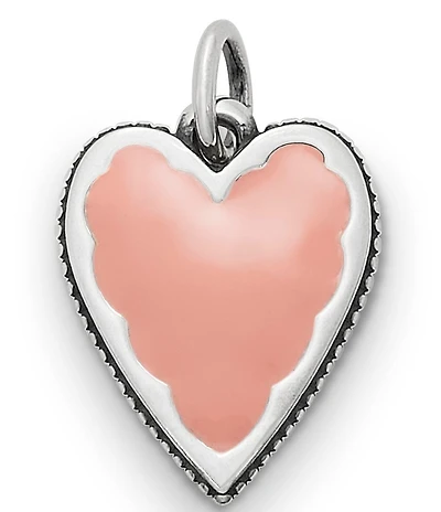 James Avery Enamel Pink Heart Charm