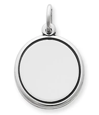 James Avery Engravable Disc Charm