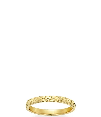 James Avery 14K Floral Garland Band Ring
