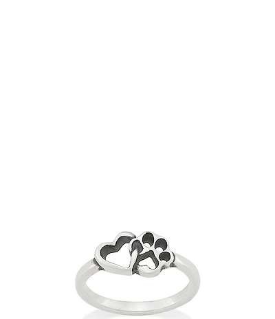 James Avery Furry Friends Heart Ring