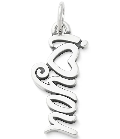 James Avery I Love You Script Charm