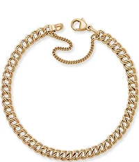 James Avery Light Double Curb 14K Charm Bracelet