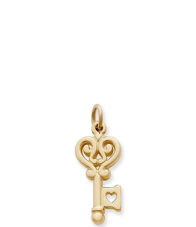 James Avery Key to My Heart 14K Gold Charm