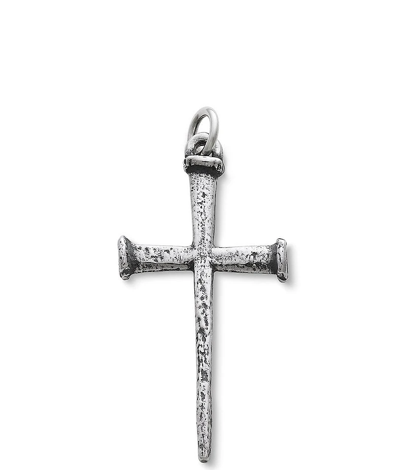 James Avery Large Nail Head Cross Pendant Charm