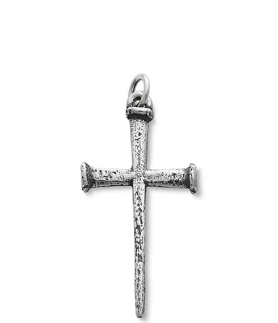James Avery Large Nail Head Cross Pendant Charm