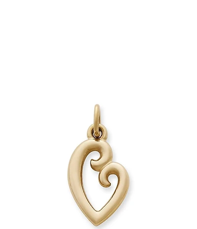 James Avery 14K Gold Mother's Love Heart Charm - Medium