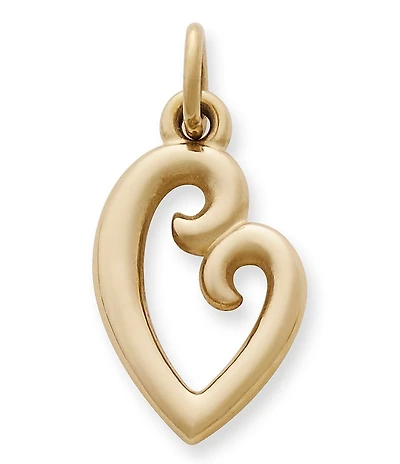 James Avery 14K Gold Mother's Love Heart Charm - Medium