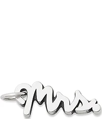 James Avery #double;Mrs.#double; Charm