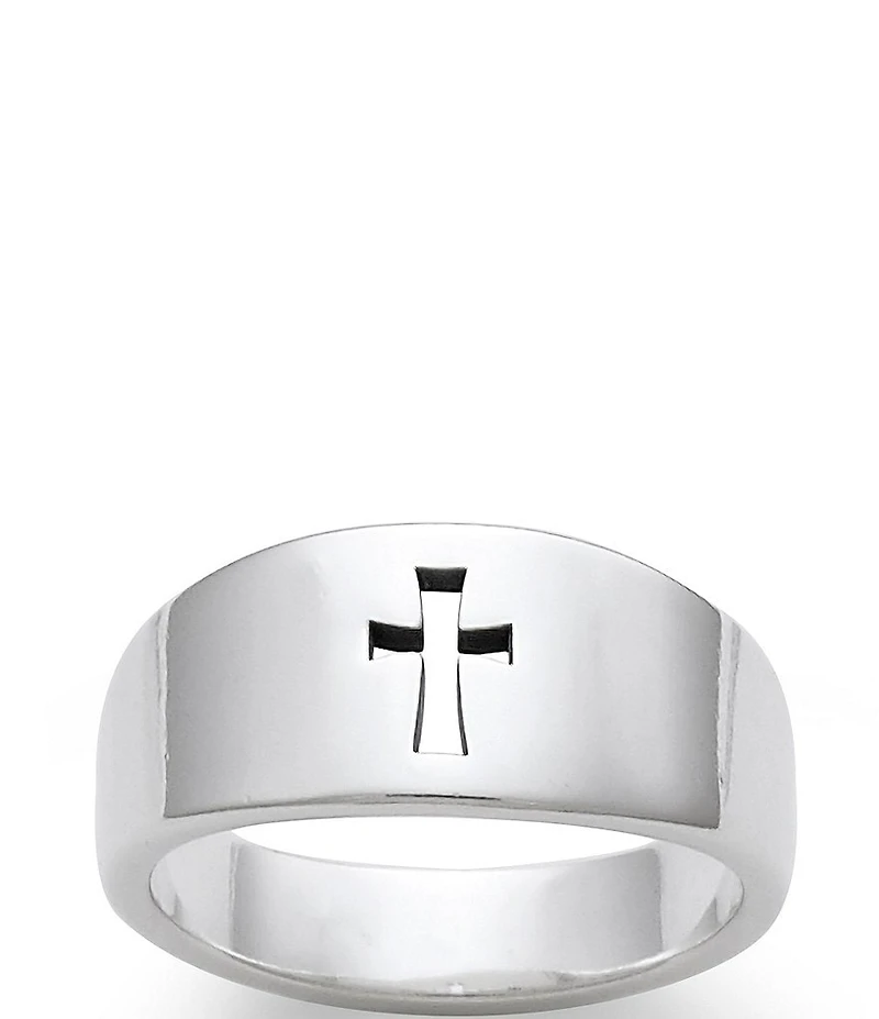 James Avery Narrow Cross Cutout Sterling Silver Ring