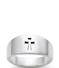 James Avery Narrow Cross Cutout Sterling Silver Ring