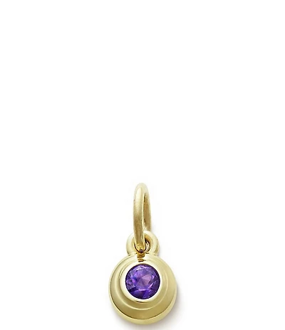 James Avery Amethyst Remembrance February Birthstone Charm
