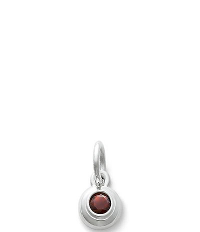 James Avery Remembrance January Birthstone with Garnet Charm