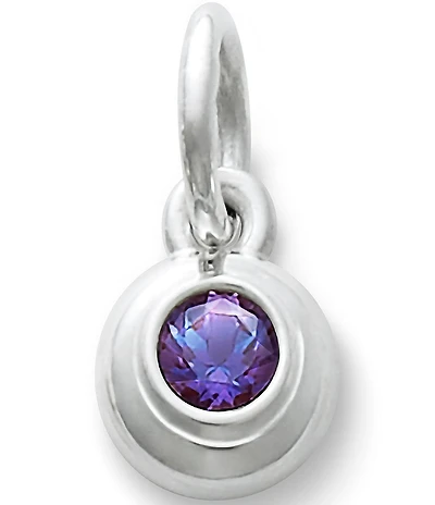James Avery Remembrance June Birthstone with Lab-Created Alexandrite Charm