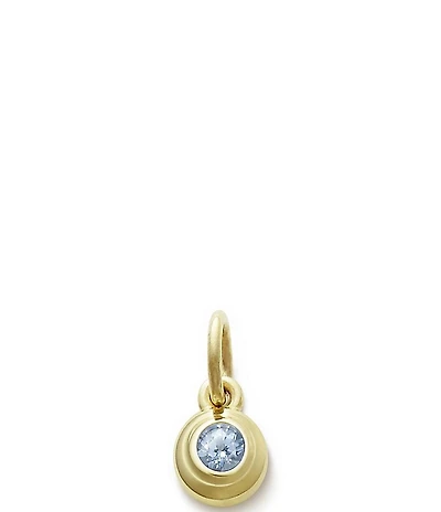 James Avery 14K Gold Remembrance Lab-Created Birthstone Pendant Charm