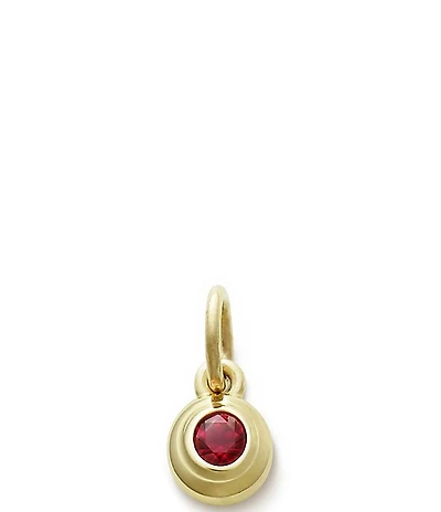 James Avery Remembrance July Birthstone with Lab-Created Ruby Charm