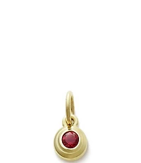 James Avery Remembrance July Birthstone with Lab-Created Ruby Charm