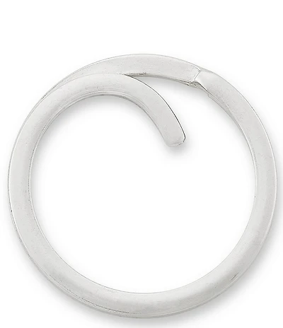 James Avery Round Swirl Key Ring