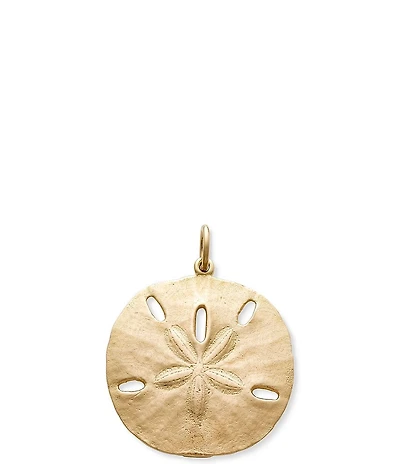 James Avery 14K Gold Sand Dollar Pendant