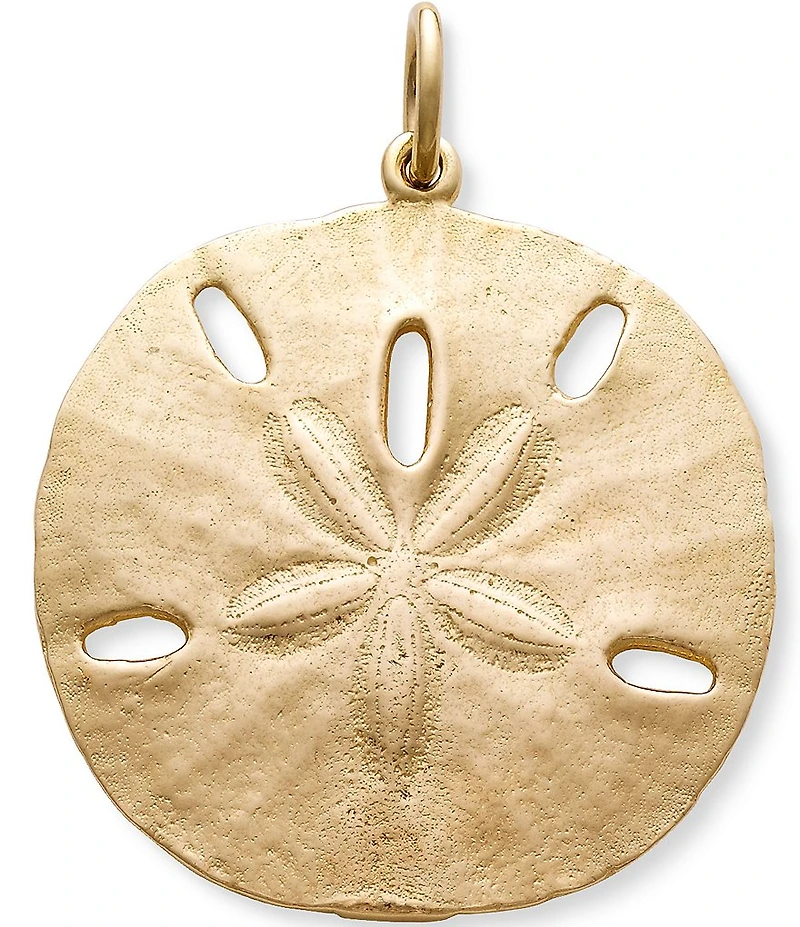 James Avery 14K Gold Sand Dollar Pendant