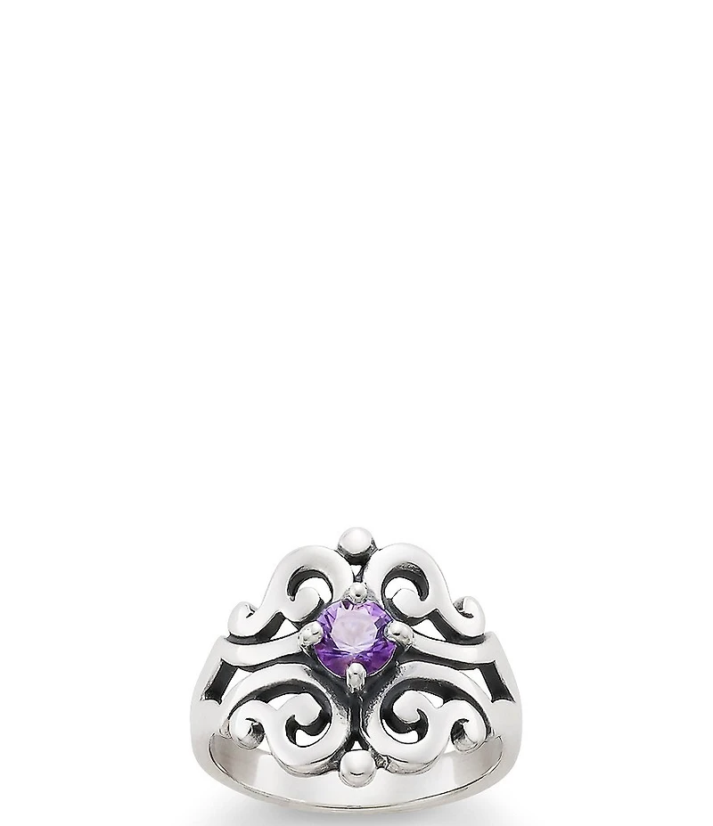 James Avery Spanish Lace Ring with Amethyst