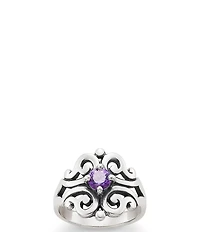 James Avery Spanish Lace Ring with Amethyst