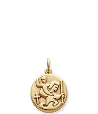James Avery 14K Gold St. Christopher Medal Charm
