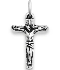 James Avery Sterling Silver Medium Chiseled Crucifix Charm