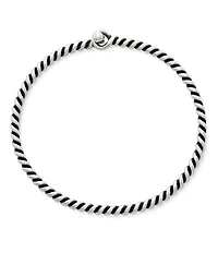 James Avery Sterling Silver Twisted Wire Hook-On Bracelet