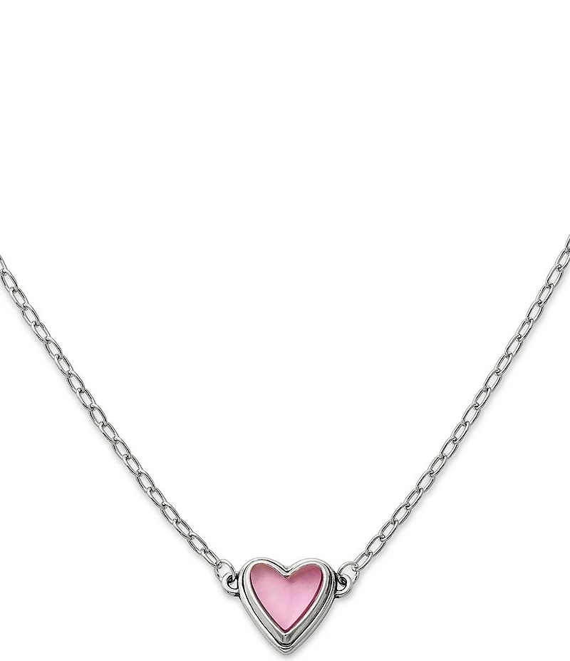 James Avery Sweetheart Pink Doublet Necklace