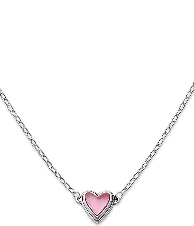 James Avery Sweetheart Pink Doublet Necklace