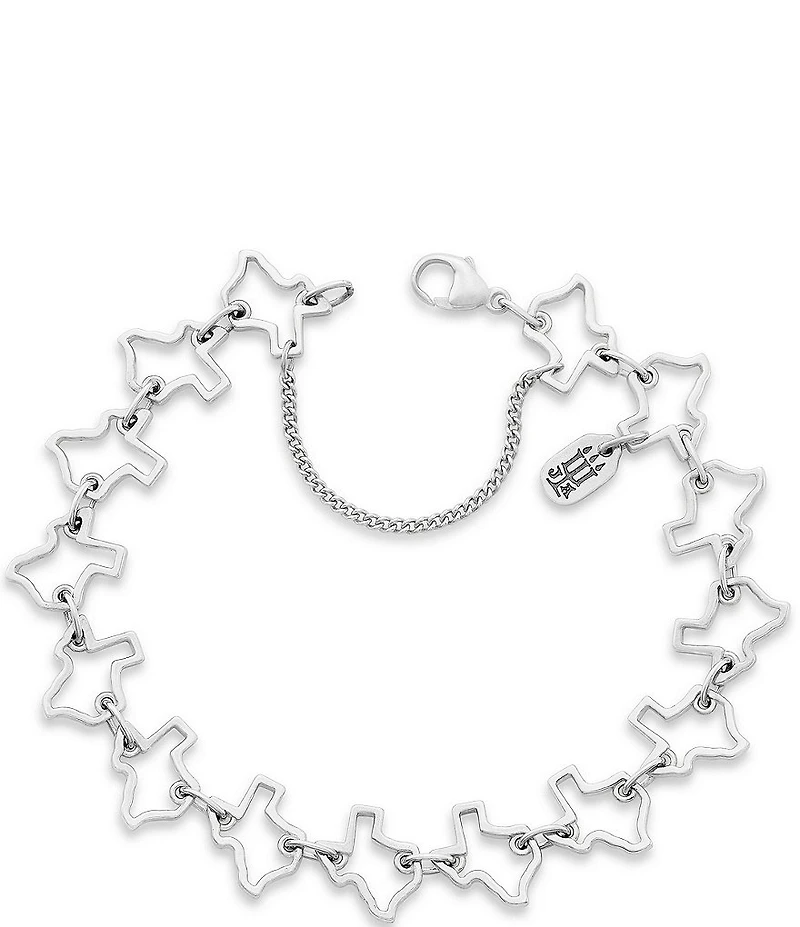 James Avery Texas Sterling Silver Charm Bracelet