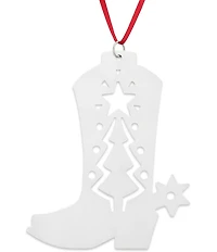 James Avery Western Boot Christmas Ornament