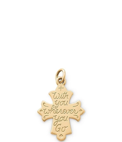 James Avery With You Wherever You Go Cross Charm