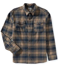 JETTY Breaker Flannel Plaid Long Sleeve Woven Shirt