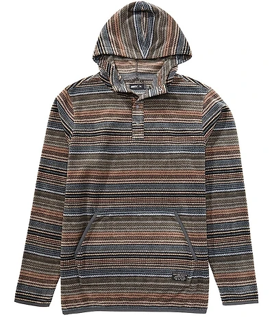 JETTY Quintin Striped Fleece Hoodie