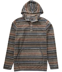 JETTY Quintin Striped Fleece Hoodie