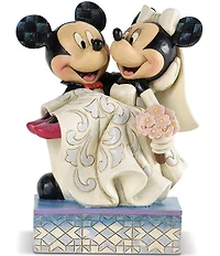 Jim Shore Disney Traditions by Jim Shore Mickey & Minnie Wedding Figurine