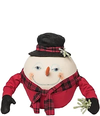 Joe Spencer's Gathered Traditions Abercrombie Snowman Door Stop