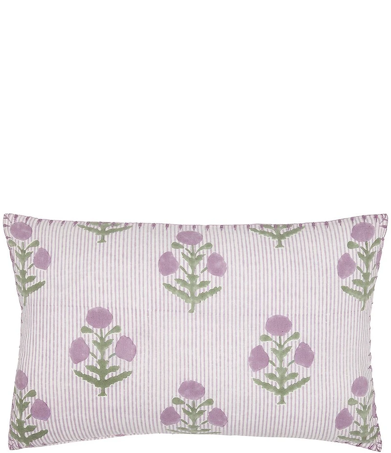 John Robshaw Lucy Lavender Blossom Decorative Pillow
